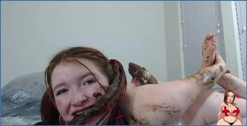 GingerCris w edycji Scat-Only z tatusiem oddaje się kupie - wideo scat na GownoHub