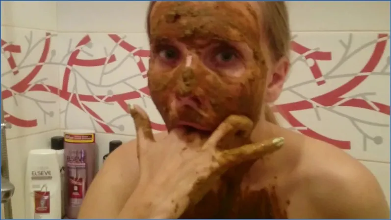 Brown Wife i jej ekstremalne metody intymnej pielęgnacji - wideo scat na GownoHub