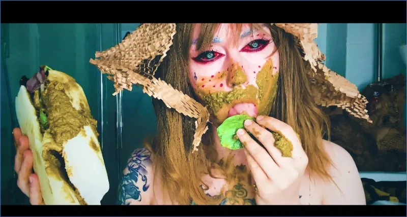Sweet Betty Parlour bawi się warzywami i kupą - wideo scat na GownoHub