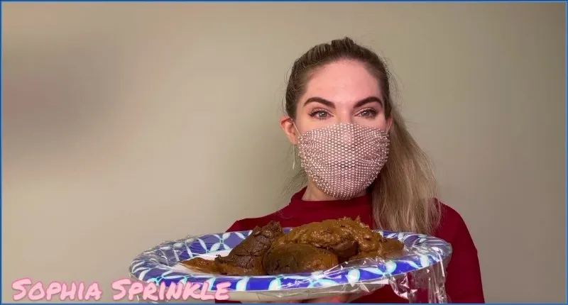 Sophia karmi sama siebie jako niewolnica toalety z JOI - wideo scat na GownoHub